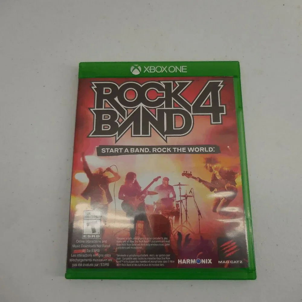 Rock Band 4 Xbox One / Series X 2015 Game Only CIB Tested Fast Shipping